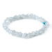 This is a Dakota Stones 6mm Aquamarine Gemstone strand with A grade faceted coin beads in 15-16 inch strand.