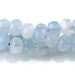 This is a Dakota Stones 4x6mm Aquamarine Gemstone strand with faceted rondelle beads in 15-16 inch strand.