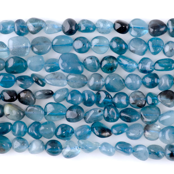 This is a Dakota Stones Devil Aquamarine pebble from the Dakota Stones collection.