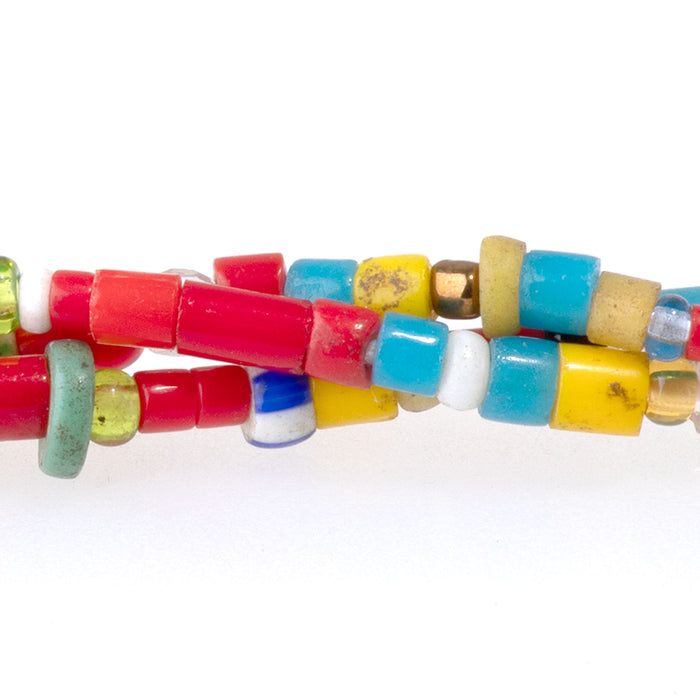 African Christmas Beads 2-6mm Mixed Shapes - 34 Inch