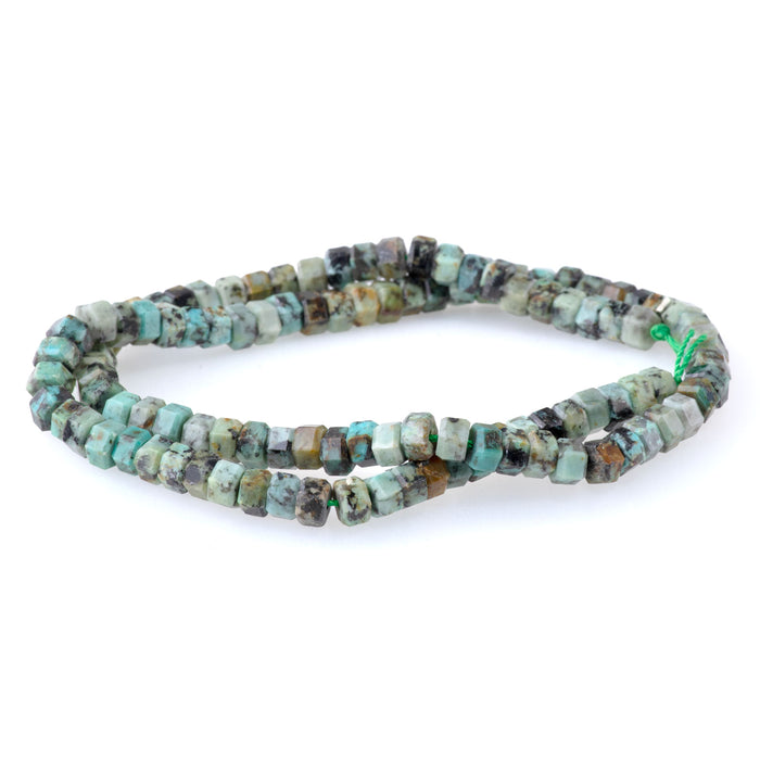 African Turquoise 6mm Hexagon - 15-16 Inch