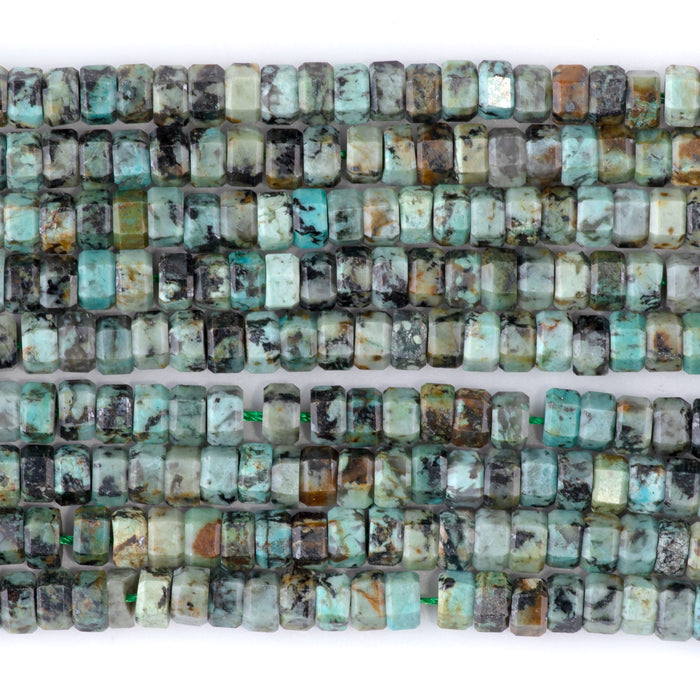 African Turquoise 6mm Hexagon - 15-16 Inch