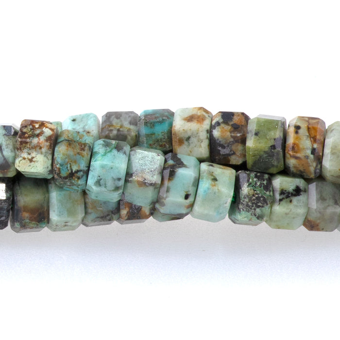 African Turquoise 6mm Hexagon - 15-16 Inch