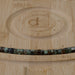 This is a Dakota Stones 6mm African Turquoise Large Hole Gemstone strand with faceted hexagon beads in 8 inch strand.