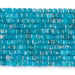 This is a Dakota Stones 4mm Blue Apatite Gemstone strand with table-cut cube beads in 15-16 inch strand.
