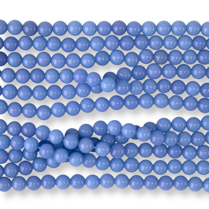 Blue Aragonite 6mm Round - 15-16 Inch LIMITED EDITION