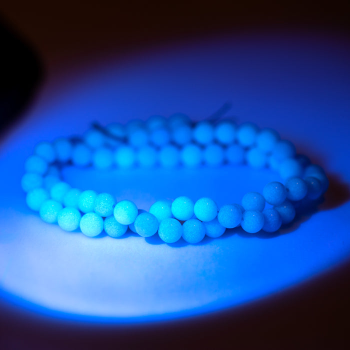 Blue Aragonite 6mm Round - 15-16 Inch LIMITED EDITION