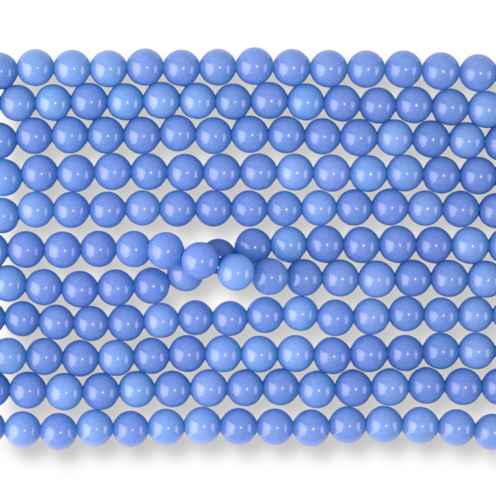 Blue Aragonite 8mm Round - 15-16 Inch LIMITED EDITION