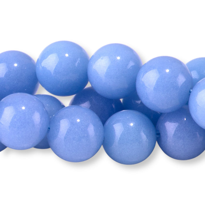 Blue Aragonite 8mm Round - 15-16 Inch LIMITED EDITION