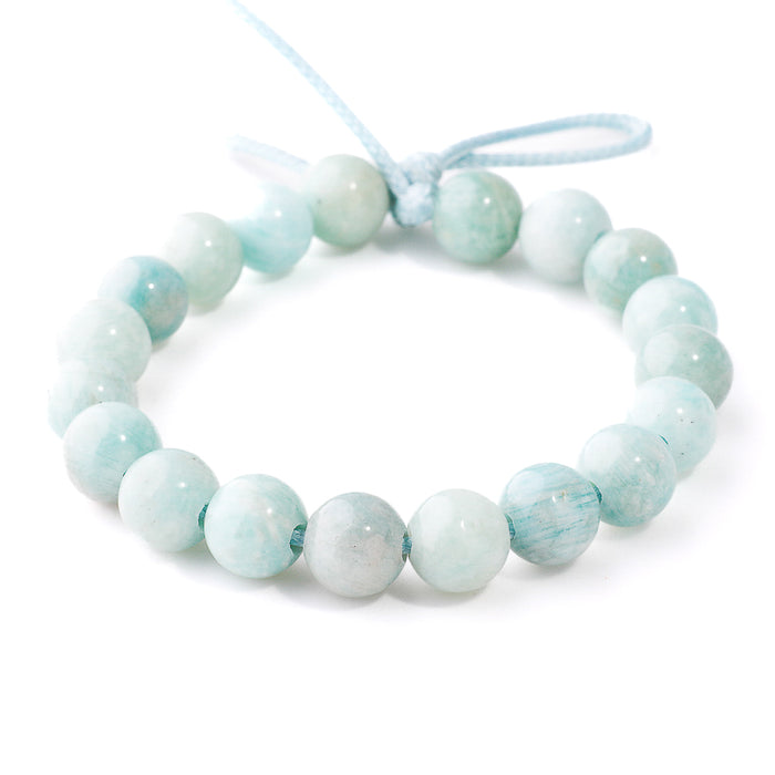 Brazilian Amazonite 10mm Round - Large Hole Beads