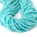 This is a Dakota Stones 4mm Brazilian Amazonite Gemstone strand with natural A grade table-cut cube beads in 15-16 inch strand.