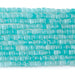This is a Dakota Stones 4mm Brazilian Amazonite Gemstone strand with natural A grade table-cut cube beads in 15-16 inch strand.