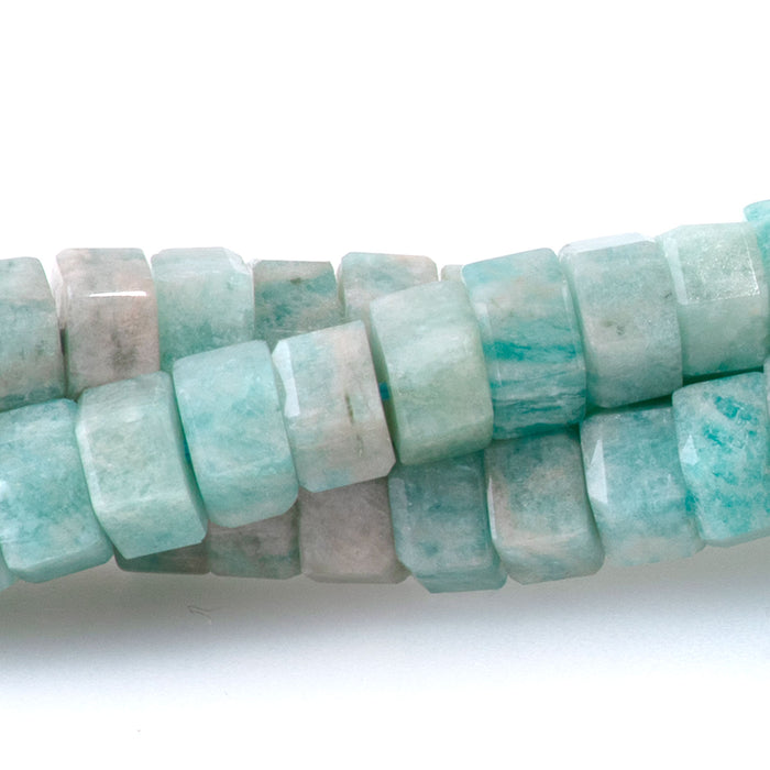 Brazilian Amazonite 6mm Hexagon - 15-16 Inch