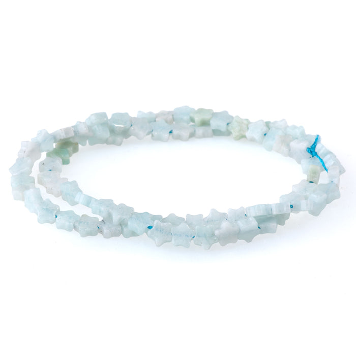Brazilian Amazonite 6mm Star - 15-16 Inch