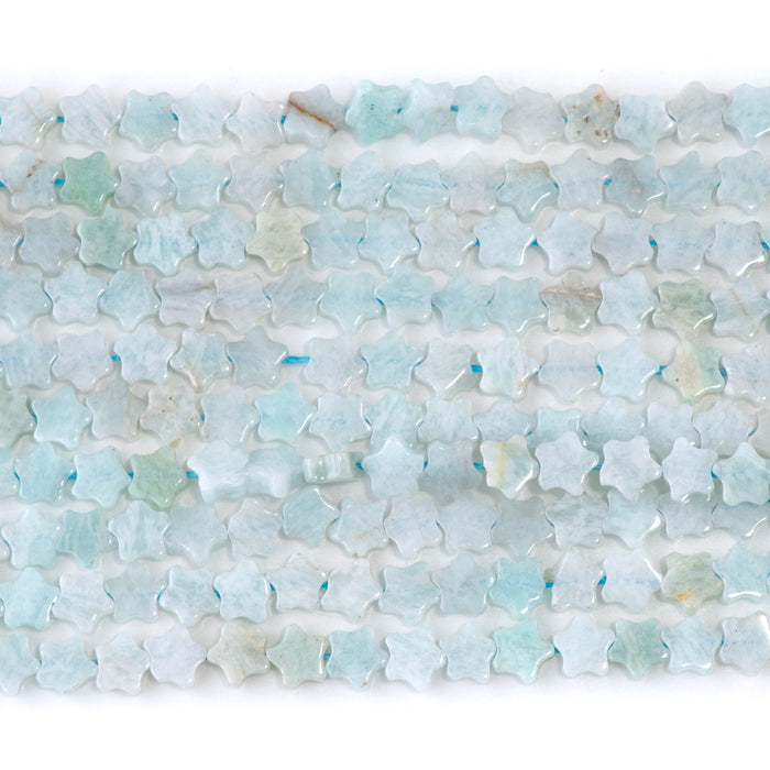 Brazilian Amazonite 6mm Star - 15-16 Inch