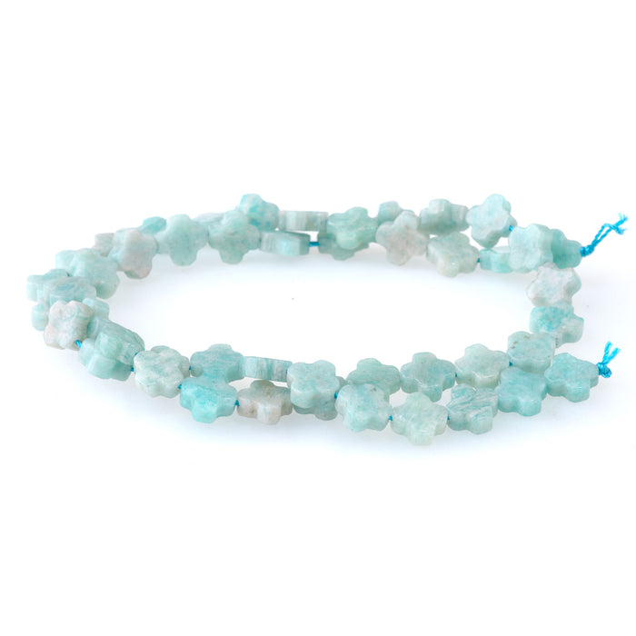 Brazilian Amazonite 8mm Cross - 15-16 Inch