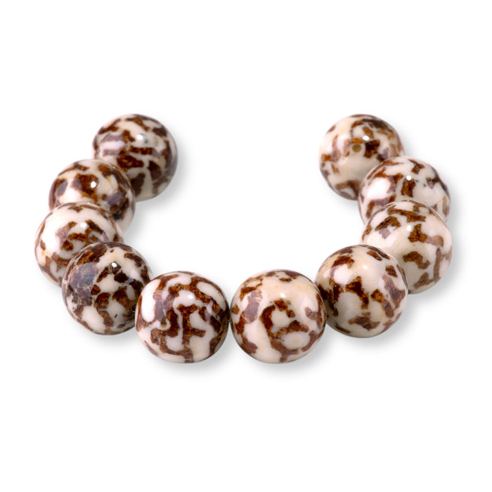 Beehive 20mm White Round - 8 Inch