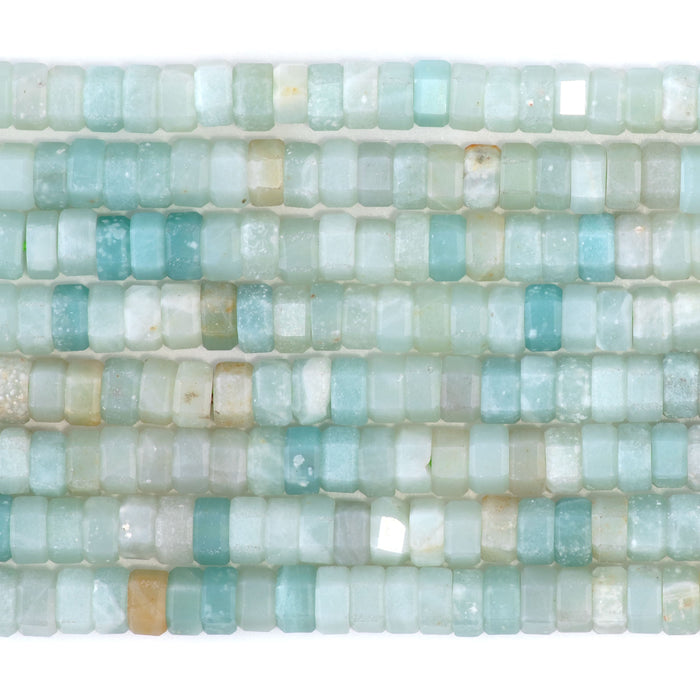 Black Gold Amazonite 6mm Hexagon - 15-16 Inch