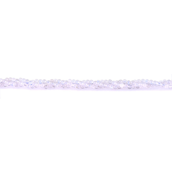 Blue Moonstone 4mm Round AAA Grade - 15-16 Inch