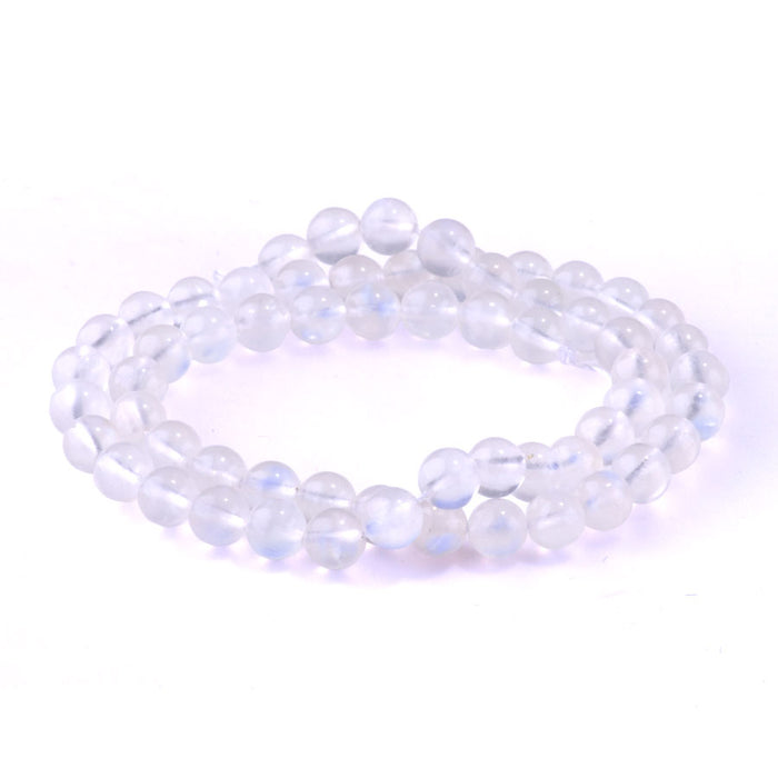 Blue Moonstone 6mm Round AAA Grade - 15-16 Inch