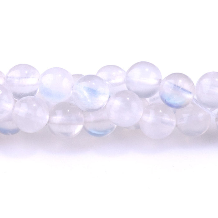 Blue Moonstone 6mm Round AAA Grade - 15-16 Inch