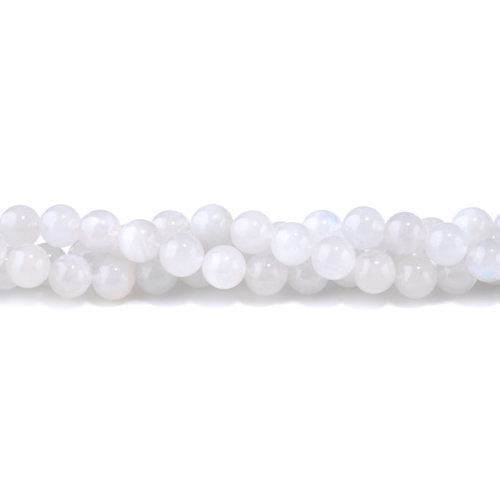 Blue Moonstone 8mm Round A Grade - 15-16 Inch