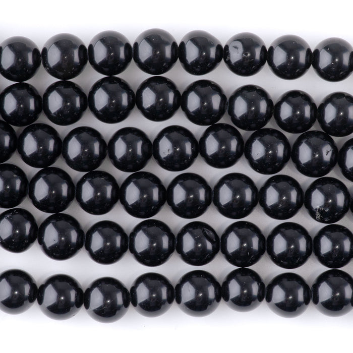 Black Obsidian 10mm Round - 15-16 Inch