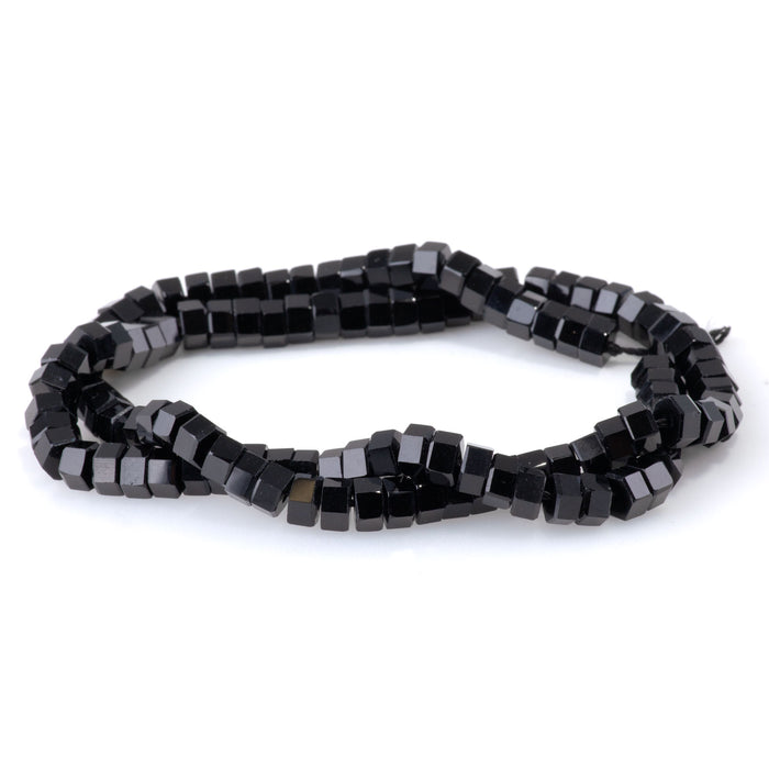 Black Obsidian 6mm Hexagon - 15-16 Inch