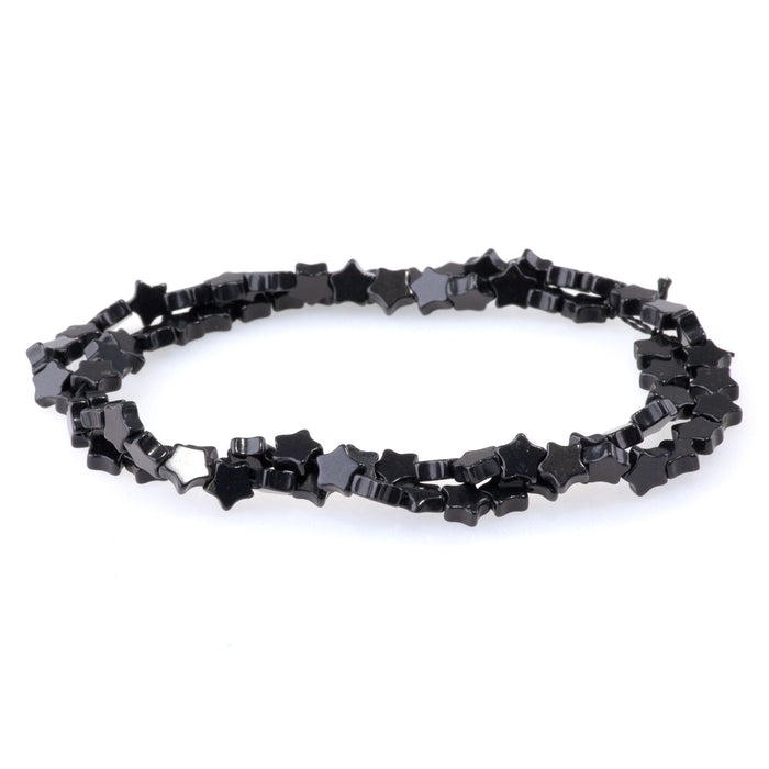 Black Obsidian 6mm Star - 15-16 Inch