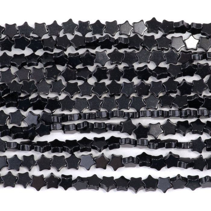 Black Obsidian 6mm Star - 15-16 Inch