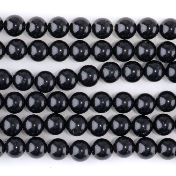 Black Obsidian 8mm Round - 15-16 Inch