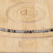 This is a Dakota Stones 4mm Black Rutilated Quartz Micofaceted Gemstone strand with round beads in 15-16 inch strand.