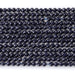 This is a Dakota Stones 4mm Blue Goldstone Microfaceted Gemstone strand with round beads in 15-16 inch strand.