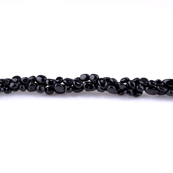 Black Tourmaline 6-8mm Pebble 15-16