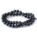 This is a Dakota Stones 8mm Blue Tiger Eye Gemstone strand with AAA grade round beads in 15-16 inch strand.