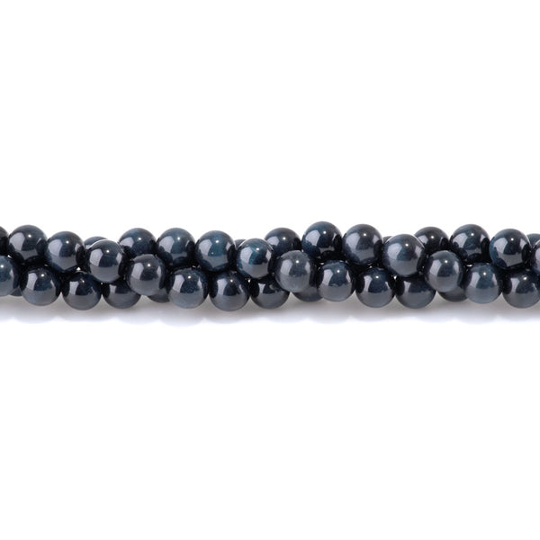 This is a Dakota Stones 8mm Blue Tiger Eye Gemstone strand with AAA grade round beads in 15-16 inch strand.