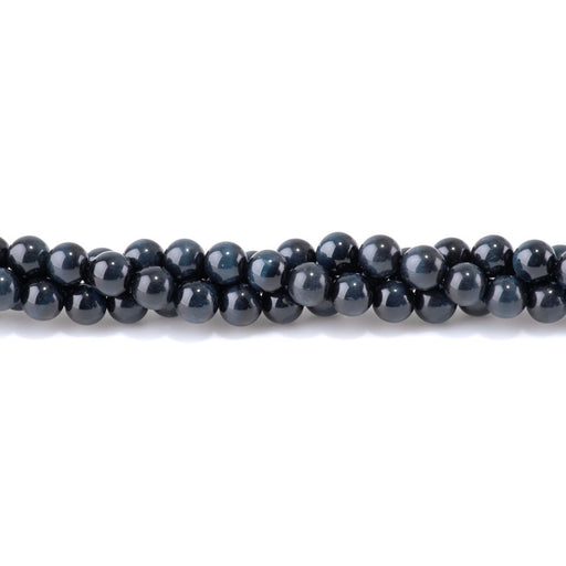 This is a Dakota Stones 8mm Blue Tiger Eye Gemstone strand with AAA grade round beads in 15-16 inch strand.