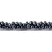 This is a Dakota Stones 8mm Blue Tiger Eye Gemstone strand with AAA grade round beads in 15-16 inch strand.