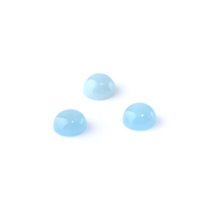 Aquamarine 10mm A Grade Coin Cabochon