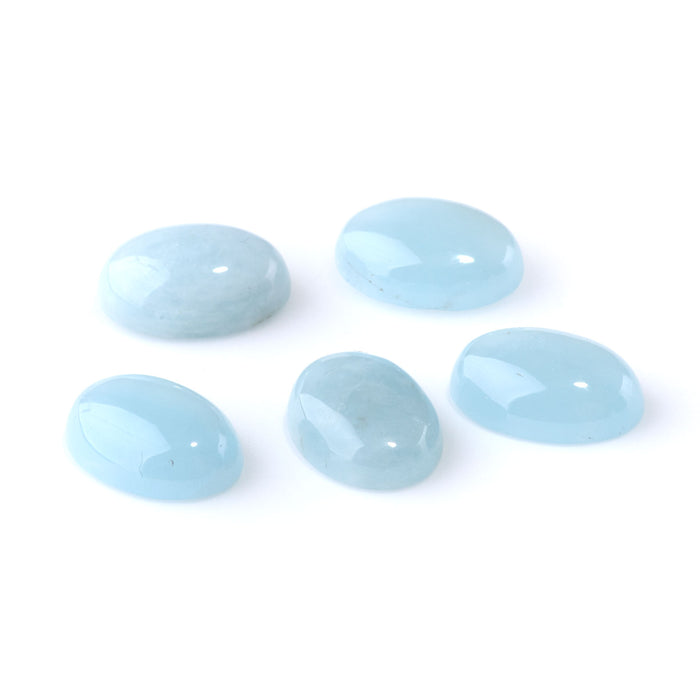 Aquamarine 13x18mm A Grade Oval Cabochon