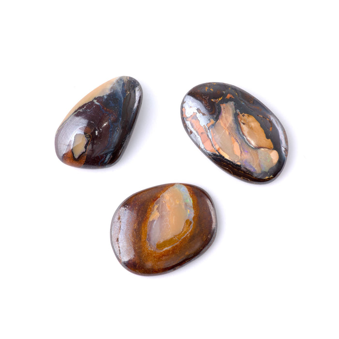 Boulder Opal 10-18x17-23mm AAA Grade Small Free Form Cabochon