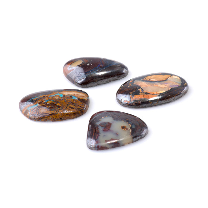 Boulder Opal 10-18x17-23mm AAA Grade Small Free Form Cabochon