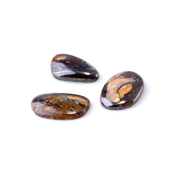 Boulder Opal 10-18x17-23mm AAA Grade Small Free Form Cabochon