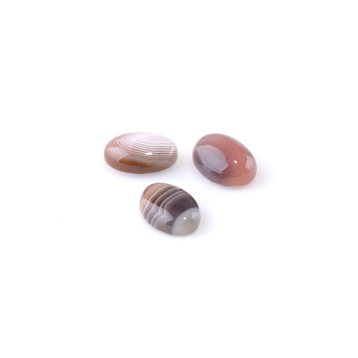 Botswana Agate 10x14mm A Grade Oval Cabochon