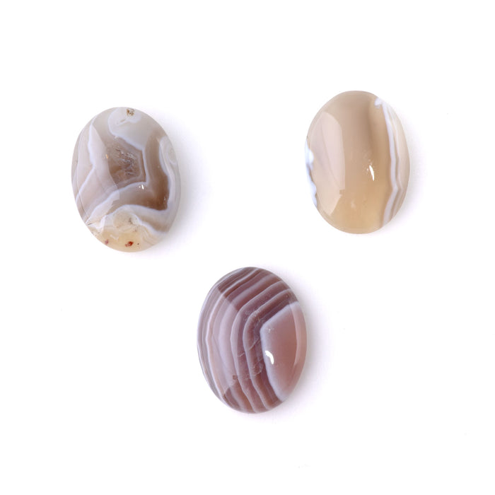 Botswana Agate 12x16mm A Grade Oval Cabochon