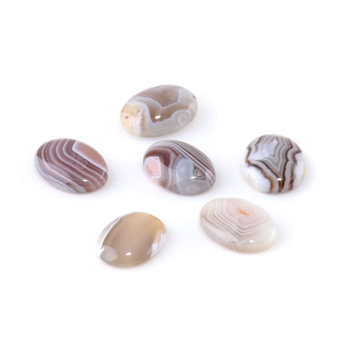 Botswana Agate 12x16mm A Grade Oval Cabochon