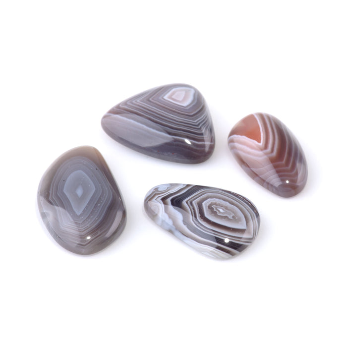 Botswana Agate 13-20x20-29mm AAA Grade Small Free Form Cabochon