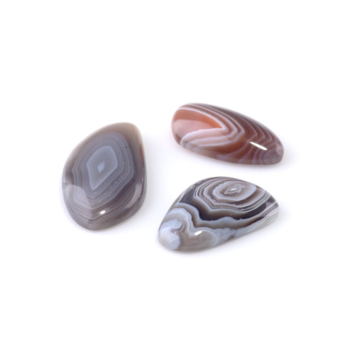 Botswana Agate 13-20x20-29mm AAA Grade Small Free Form Cabochon