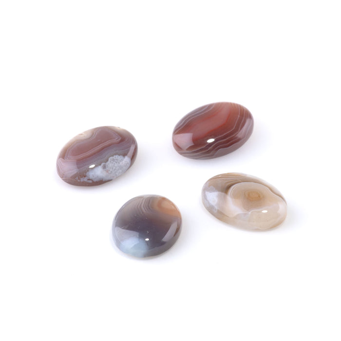 Botswana Agate 13x18mm A Grade Oval Cabochon