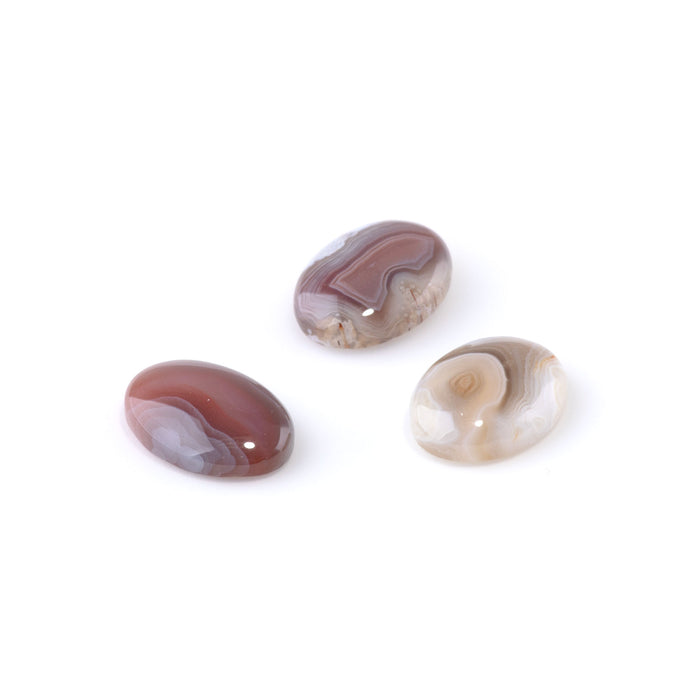 Botswana Agate 13x18mm A Grade Oval Cabochon